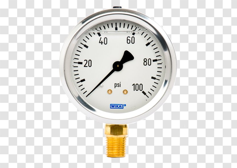 Pressure Measurement WIKA Alexander Wiegand Beteiligungs-GmbH Gauge Pound-force Per Square Inch Manometers - Bourdon Tube Transparent PNG