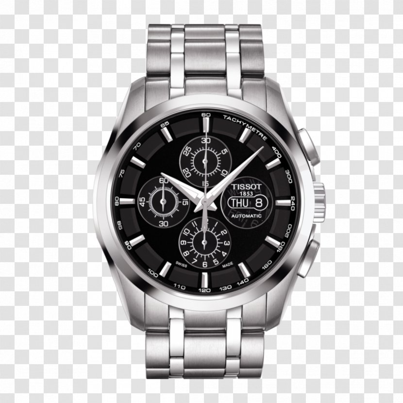 Tissot Couturier Automatic Diving Watch Chronograph - Brand Transparent PNG