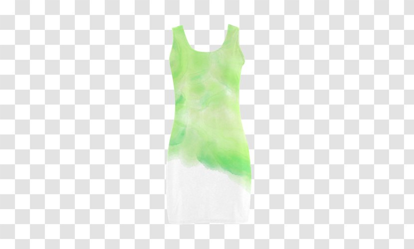 Clothing Dress Sleeveless Shirt Neck - Active Tank - Green Abstract Transparent PNG
