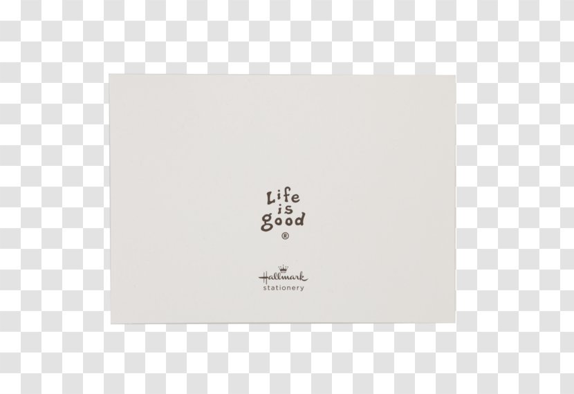 Life Is Good Company Rectangle Brand Font - Text - Note Card Transparent PNG