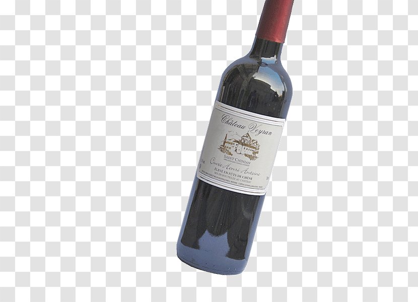 Red Wine Shiraz Saint-Chinian AOC Pinot Noir - Bottle Transparent PNG