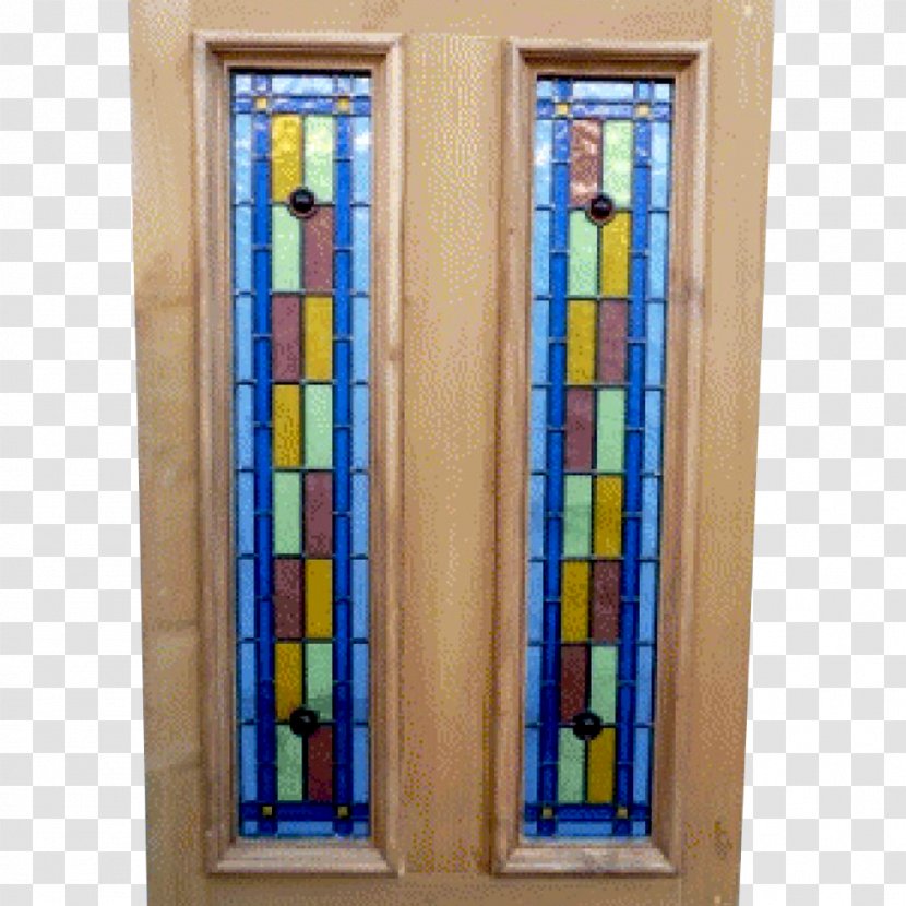 Window Treatment Stained Glass Blinds & Shades Door - Stain Transparent PNG