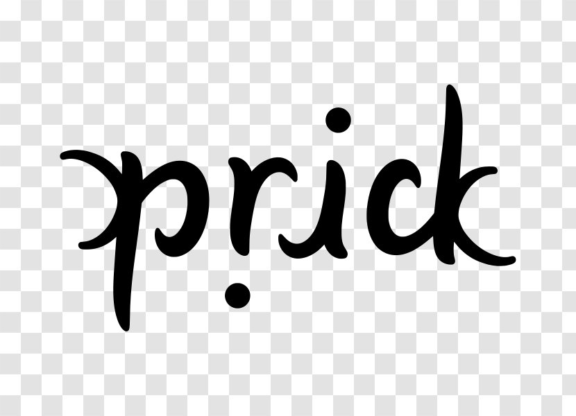 Ambigram Tattoo Prick Word - Slang - Peni Transparent PNG