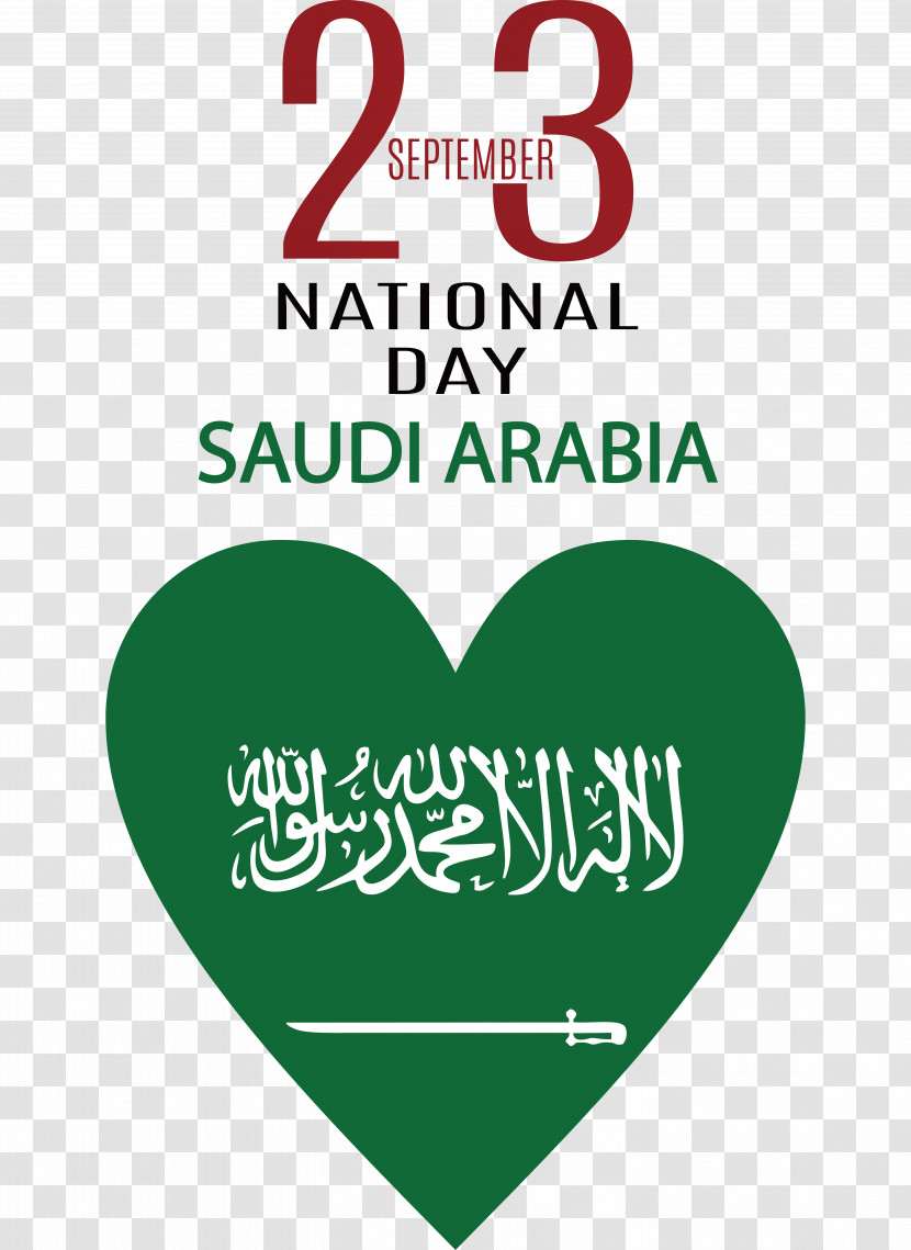 Saudi Arabia Logo Font M-095 Green Transparent PNG