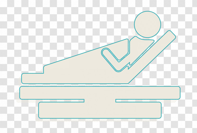 Health Icon Sick Icon Patient In Hospital Bed Icon Transparent PNG