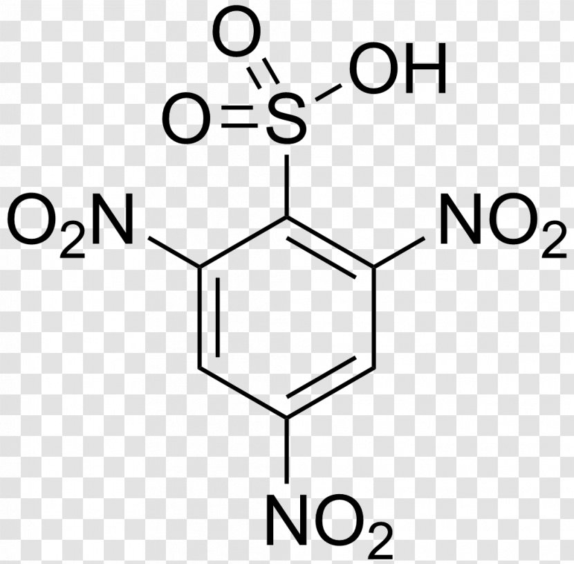 2,4,6-Trinitrobenzenesulfonic Acid 1,3,5-Trinitrobenzene Amine Sulfonate - Dinitrobenzene - Symmetry Transparent PNG