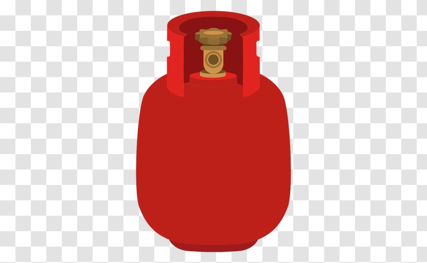 Gas Cylinder Natural - Red - Container Transparent PNG