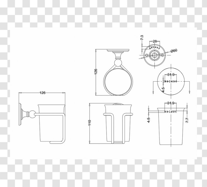 Drawing Plumbing Fixtures - Soap Dishes Holders Transparent PNG