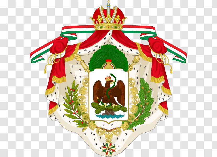 First Mexican Empire Mexico City Second Coat Of Arms - History Transparent PNG