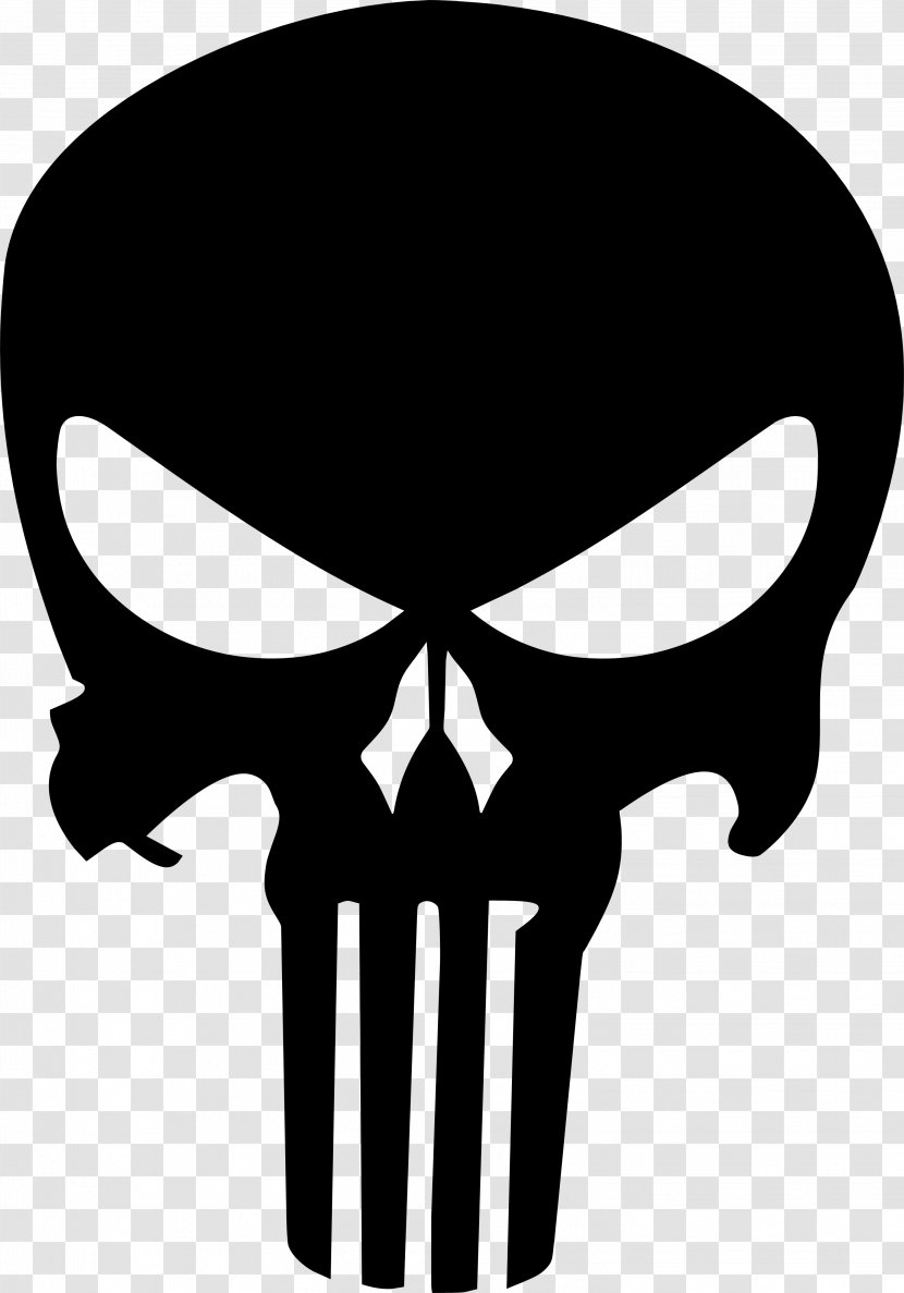 Punisher Car Decal - Skull - Skulls Transparent PNG