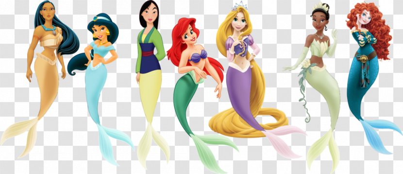 Ariel Disney Princess A Mermaid Tiana YouTube - Figurine Transparent PNG