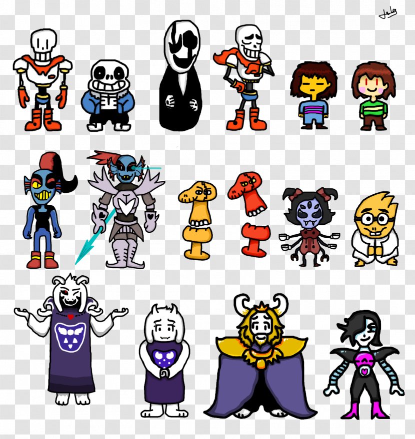 Undertale Character Structure Fan Art - Game Buttorn Transparent PNG