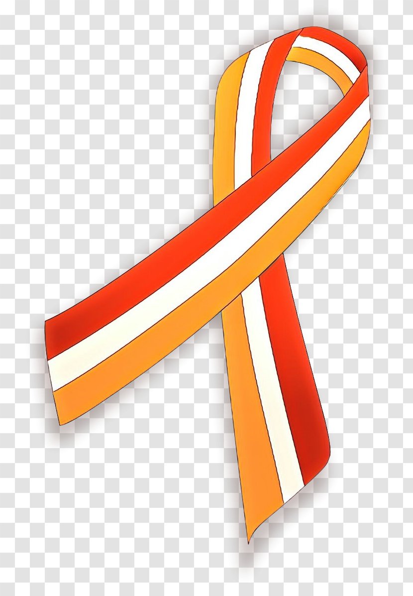Orange Ribbon - Logo Transparent PNG