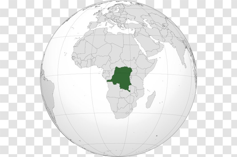 Democratic Republic Of The Congo World Map Cabinda Province - Mapa Polityczna Transparent PNG