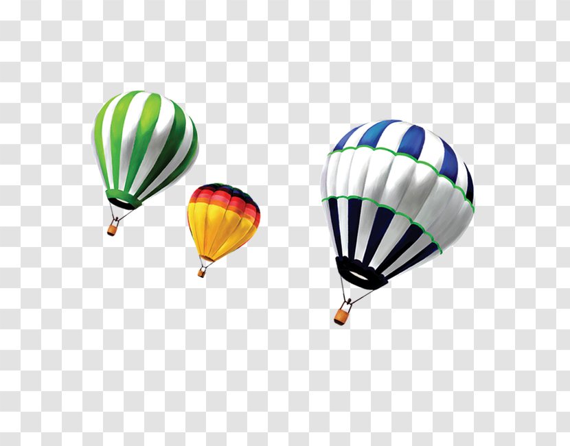 Hot Air Balloon Parachute - Element Transparent PNG