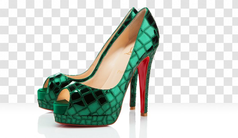 Shoe High-heeled Footwear Green Absatz Sneakers - Fashion - Louboutin Transparent PNG