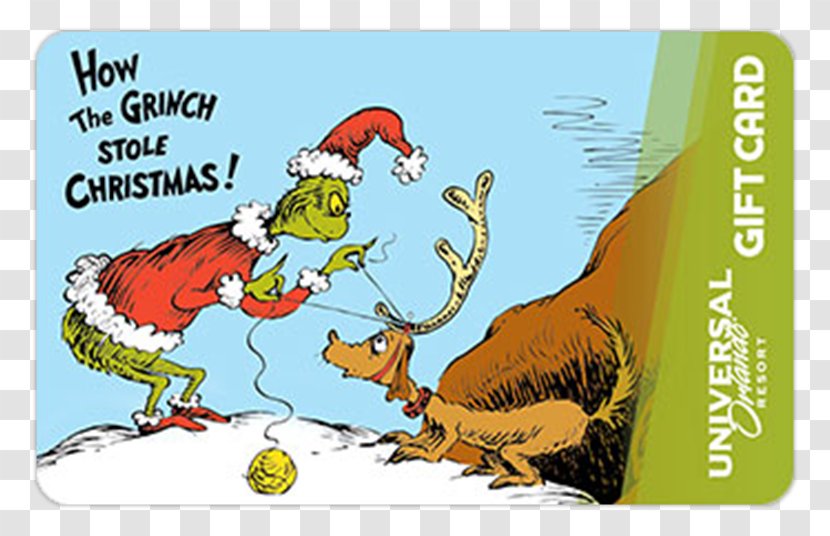 How The Grinch Stole Christmas! Gift Greeting & Note Cards Christmas Card - Bird Transparent PNG