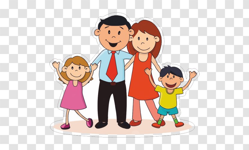 Nuclear Family Clip Art Illustration Extended - Area Transparent PNG
