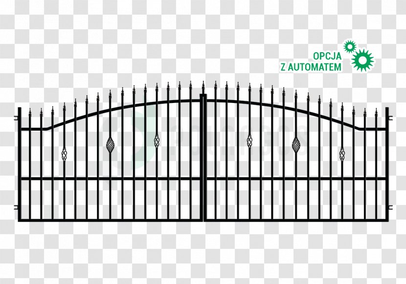 Wicket Gate Einfriedung Fence Garden - Wrought Iron Transparent PNG