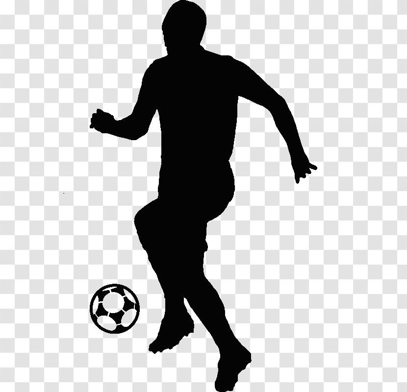 Silhouette Football Player - Male Transparent PNG