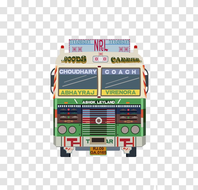 India Bus Designer - Resource - Indian-style Transparent PNG