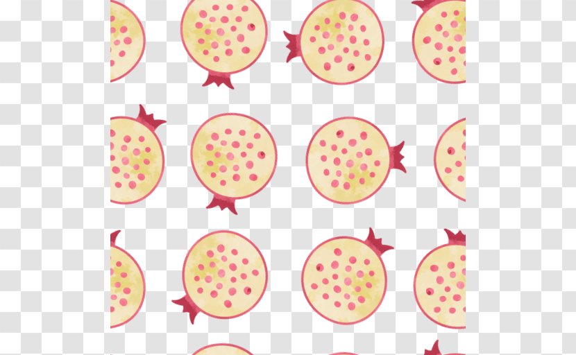 Drawing Watercolor Painting Shading - Fruit - Pomegranate Mosaic Background Transparent PNG