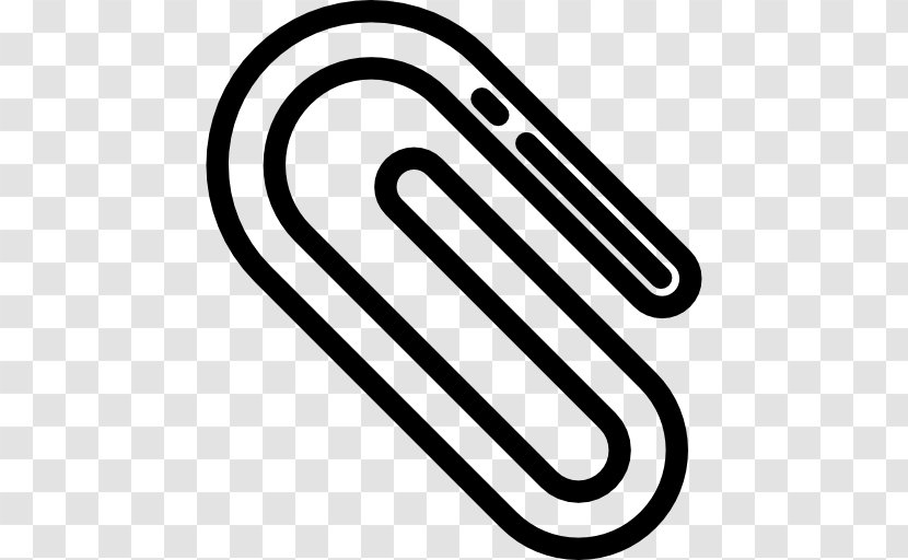 Tool Clip Art - Black And White - Paperclip Icon Transparent PNG