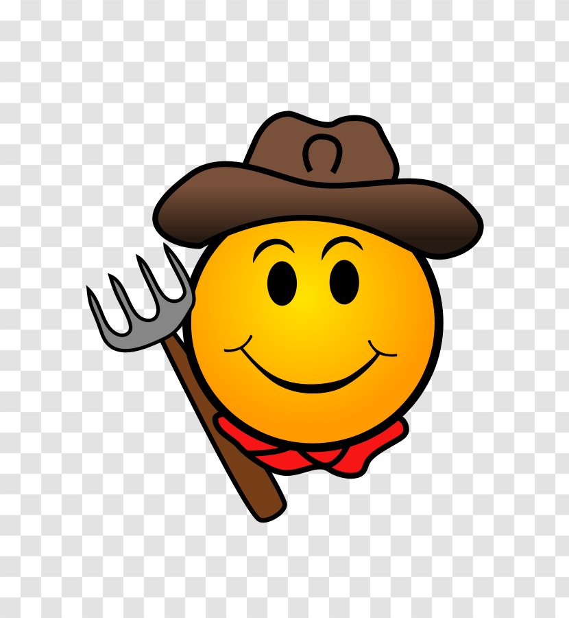 Farmer Free Agriculture Clip Art - Halloween Smiley Faces Transparent PNG