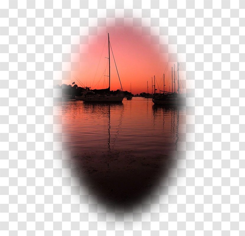 Sailboat Sea Sky Plc - Sunrise Transparent PNG