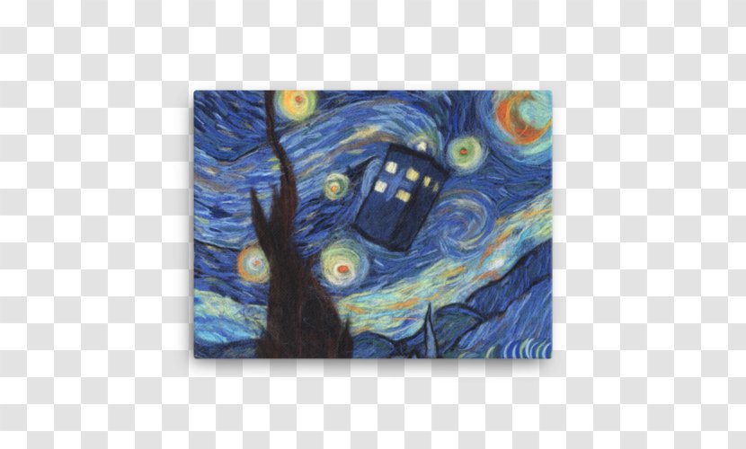 The Starry Night Painting Artist Tote Bag Modern Art - Poster - Canvas Wall Transparent PNG
