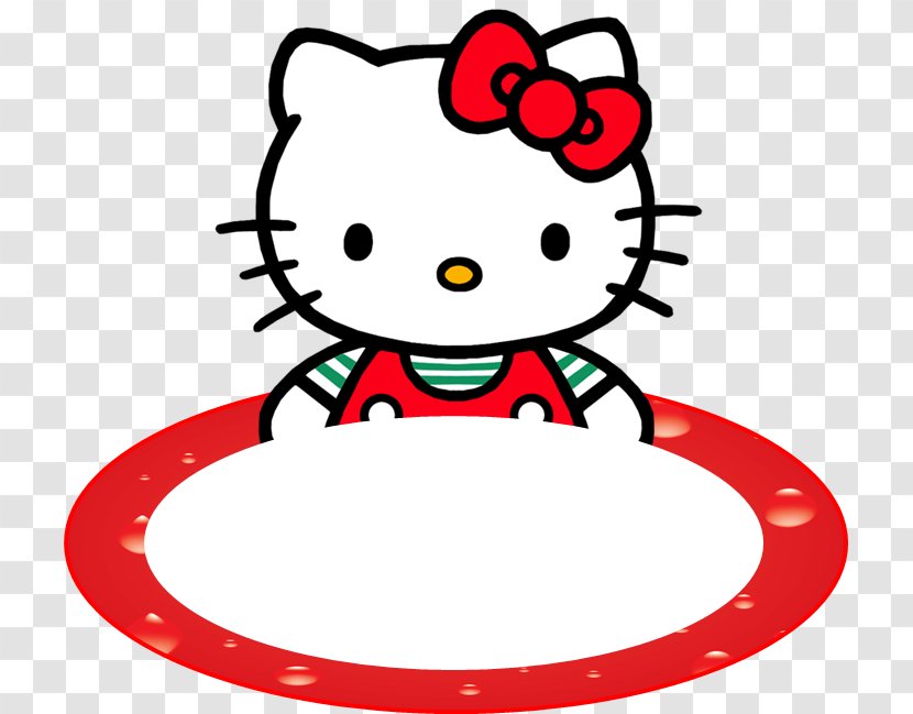 Hello Kitty Sanrio Name Tag Japan Kavaii - Smile Transparent PNG