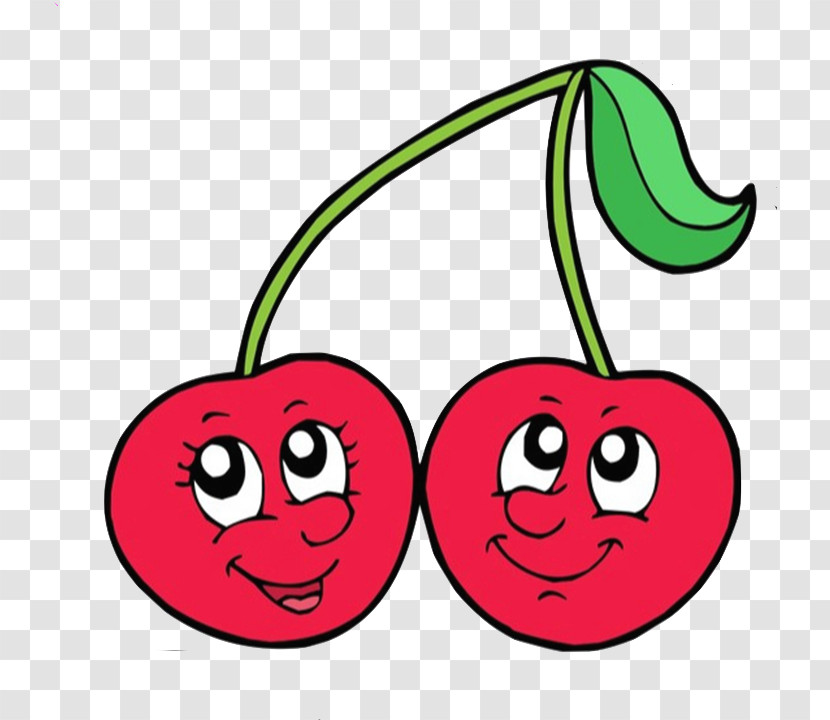 Cherry Red Fruit Pink Plant Transparent PNG