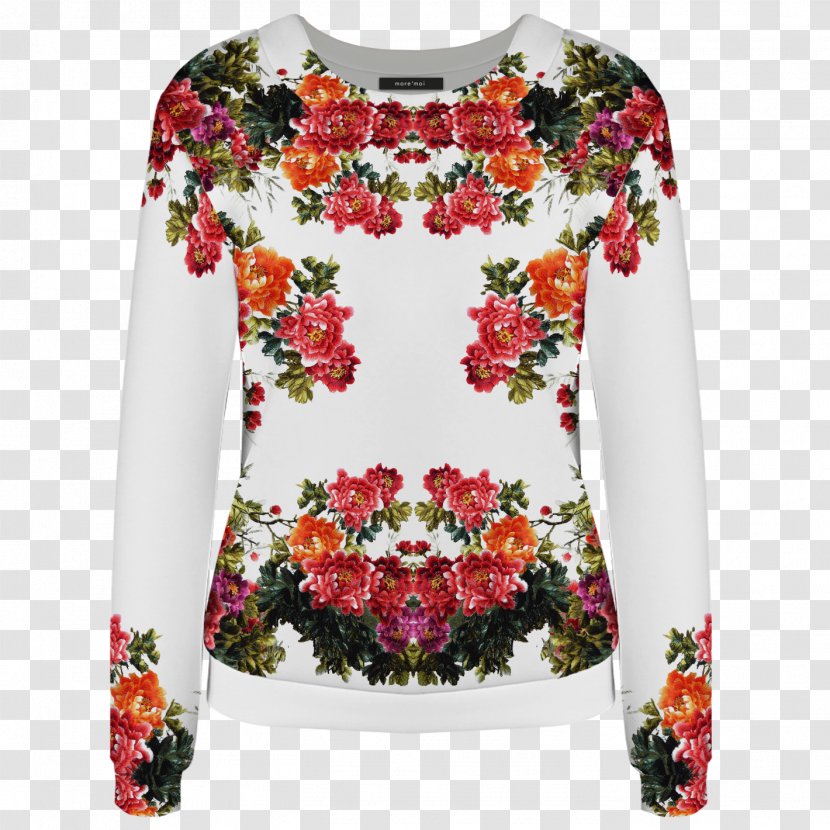 Blouse T-shirt Clothing Flower Bluza - Arranging Transparent PNG