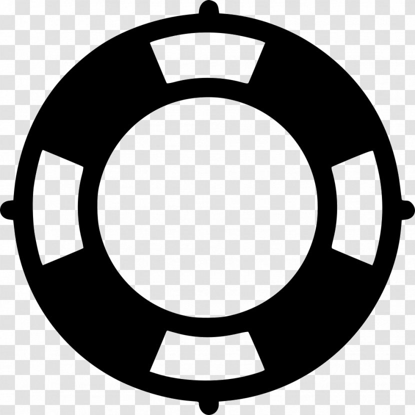 Button - Black And White Transparent PNG