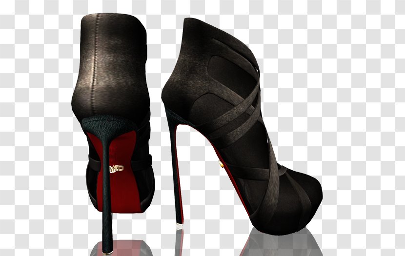 High-heeled Shoe Boot - High Heeled Footwear Transparent PNG