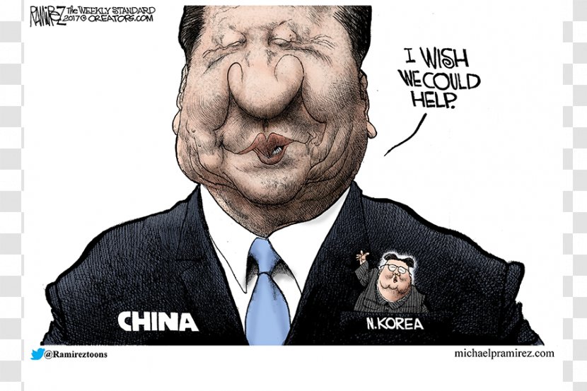 North Korea United States National Security Editorial Cartoon Politics - Moustache Transparent PNG