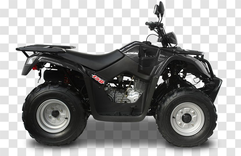 Scooter Kymco MXU All-terrain Vehicle Motorcycle - Side By Transparent PNG