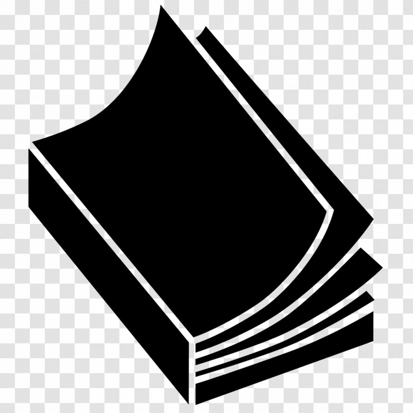 Book - Black - Monochrome Transparent PNG