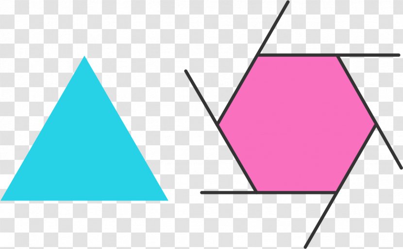 Triangle Point Diagram - Magenta - Symmetry Group Transparent PNG