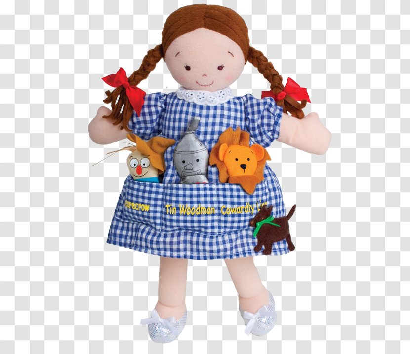 Doll Dorothy Gale The Wonderful Wizard Of Oz Toto Scarecrow - Emerald City Transparent PNG