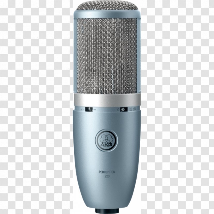 Microphone AKG Acoustics Audio Sound Recording Studio - Phantom Power Transparent PNG
