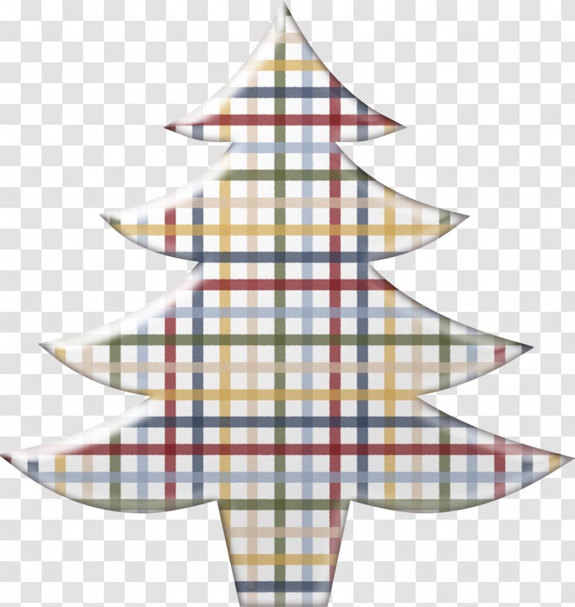Christmas Tree Pine New Year Ornament - A Transparent PNG