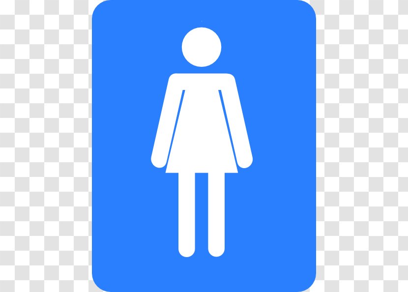 Bathroom Public Toilet Clip Art - Point - Girls Sign Transparent PNG