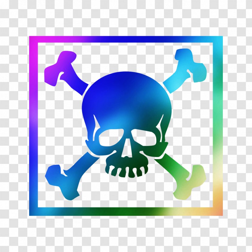 Skull And Crossbones Clip Art Jolly Roger Piracy - Skeleton Transparent PNG