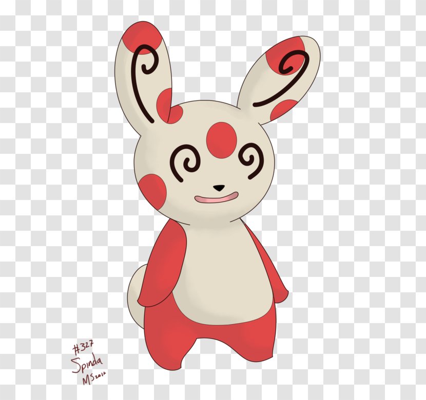 Rabbit Evolution Spinda Pokémon Easter Bunny - Heart Transparent PNG