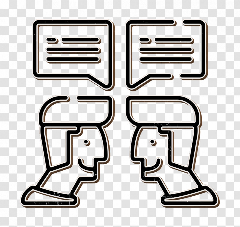 Talk Icon Chatting Icon Creative Process Icon Transparent PNG