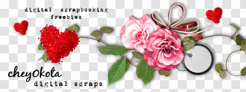 Garden Roses Scrapbooking Memorial Day Flower Valentine's - Scrap - Make Your Own Kit Transparent PNG