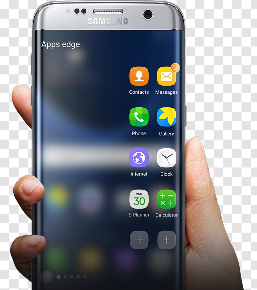 Samsung GALAXY S7 Edge Telephone Android Electronics - Electronic Device - Galaxy Transparent PNG