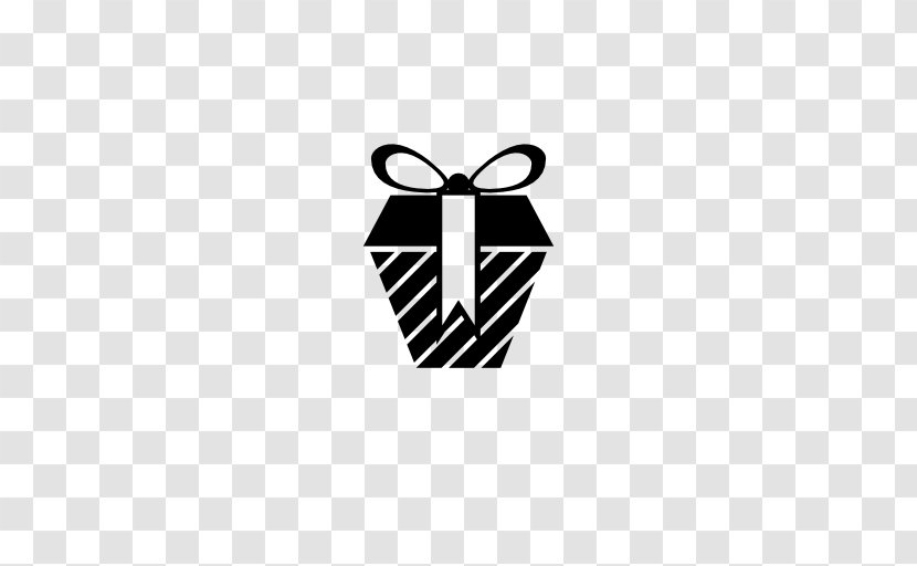 Gift Wrapping Christmas Ribbon - Black And White - Exquisite Icon Transparent PNG