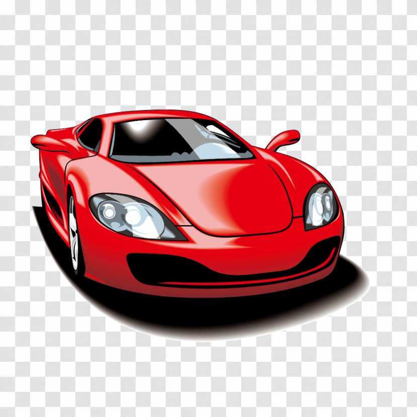Sports Car Vector Motors Corporation Clip Art - Technology - Red Luxury Transparent PNG